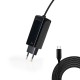 CARGADOR AUTOMATICO PORTATIL GAN USB-C PD 100W NEGRO TOOQ